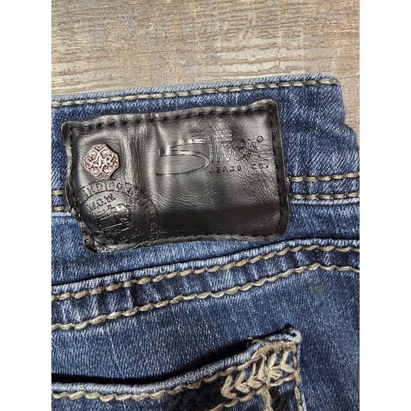 Silver Jeans Aiko Mid Boot Embroidered 29x33 CA00508 - Picture 10 of 16